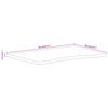 vidaXL Desk Top with Curve 90x60x2.5 cm Solid Wood Rough Mango