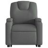 vidaXL Electric Stand up Massage Recliner Chair Dark Grey Fabric