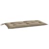 vidaXL Garden Bench Cushion Taupe 110x50x7 cm Oxford Fabric
