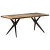 vidaXL Dining Table 180x90x76 cm Solid Reclaimed Wood