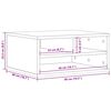 vidaXL Printer Stand Grey Sonoma 49x40x22,5 cm Engineered Wood