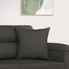 vidaXL Throw Pillows 2 pcs Dark Grey 40x40 cm Microfibre Fabric