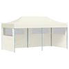 vidaXL Cream Foldable Pop-up Party Tent 3 x 6 m