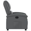 vidaXL Recliner Chair Grey Faux Leather