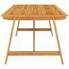 vidaXL 7 Piece Garden Dining Set Brown