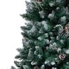 vidaXL Artificial Christmas Tree with Pine Cones and White Snow 240 cm