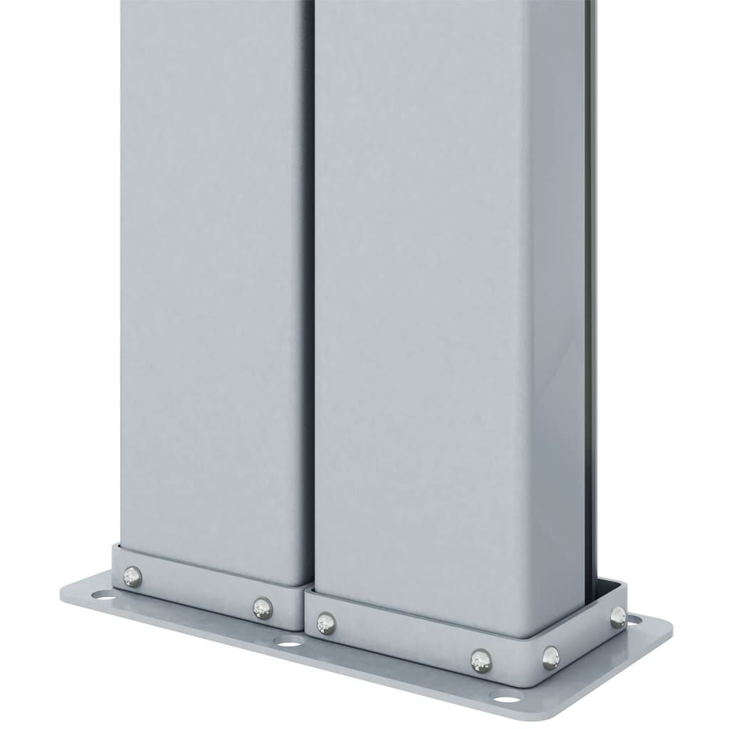 vidaXL Retractable Side Awning Anthracite 160x1000 cm