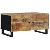 vidaXL Coffee Table 80x50x40 cm Solid Wood Mango&Engineered Wood