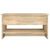 vidaXL Coffee Table Sonoma Oak 80x50x40 cm Engineered Wood