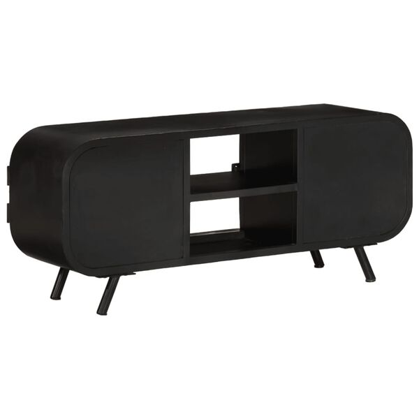 vidaXL TV Cabinet 110x30x45 cm Rough Mango Wood