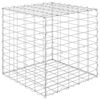 vidaXL Cube Gabion Raised Bed Steel Wire 50x50x50 cm
