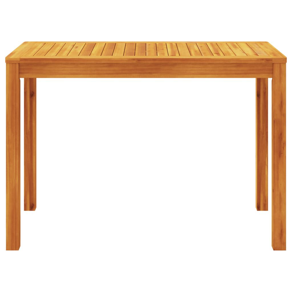 vidaXL 7 Piece Garden Dining Set Solid Acacia Wood Foldable