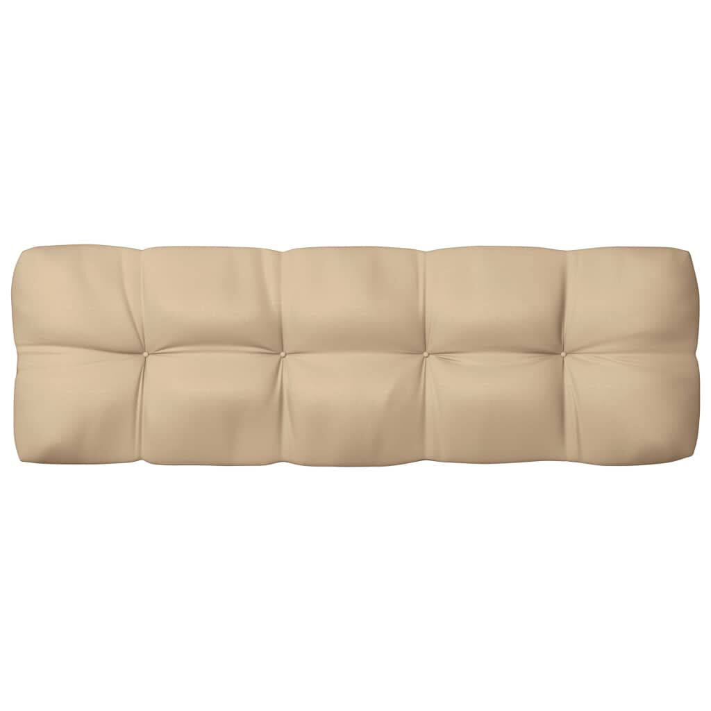 vidaXL Pallet Sofa Cushions 7 pcs Beige