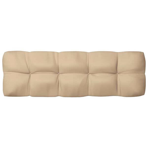 vidaXL Pallet Sofa Cushions 7 pcs Beige
