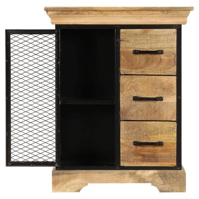 vidaXL Sideboard 60x30x75 cm Solid Mango Wood