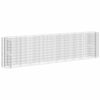 vidaXL Gabion Raised Bed Galvanised Iron 400x50x100 cm