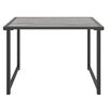 vidaXL Garden Table Anthracite 55x40x37 cm Steel
