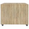 vidaXL Coffee Table Sonoma Oak 55x55x40 cm Engineered Wood