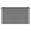 vidaXL Garden Raised Bed WPC 100x50x54 cm Grey