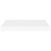 vidaXL Floating Wall Shelf White 50x23x3.8 cm MDF