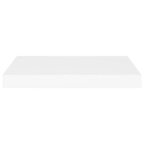 vidaXL Floating Wall Shelf White 50x23x3.8 cm MDF