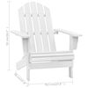 vidaXL Garden Chair Wood White
