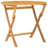 vidaXL 5 Piece Garden Dining Set Solid Wood Teak