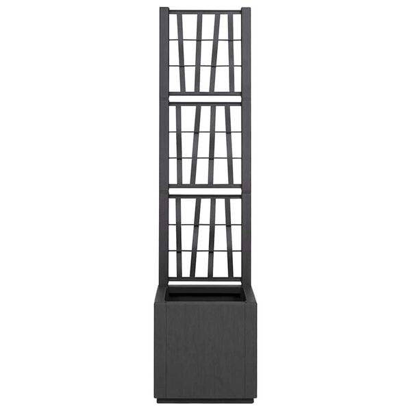 vidaXL Garden Planter Anthracite 36 x 36 x 140 cm Polypropylene