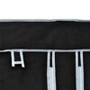 vidaXL Folding Wardrobe Black 110x45x175 cm