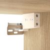 vidaXL Wall Cabinets 2 pcs Sonoma Oak 102x30x20 cm Engineered Wood