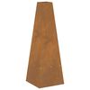 vidaXL Fire Pit Brown 35 x 35 x 100 cm Weathering steel