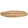 vidaXL Table Top &Oslash; 60x1.5 cm Round Solid Wood Rough Mango