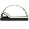 vidaXL 2-Person Sunbed with Round Roof Black 211x112x140 cm Poly Rattan