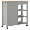 vidaXL Kitchen Trolley MONZA 84x40x90 cm Solid Wood Pine