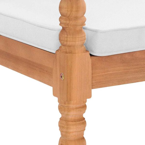 vidaXL Batavia Chairs 2 pcs with Cushions Solid Teak Wood