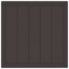 vidaXL Garden Table Brown 100 x 100 x 73 cm Poly Rattan