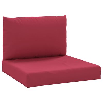 vidaXL Pallet Cushions 2 pcs Wine Red Oxford Fabric