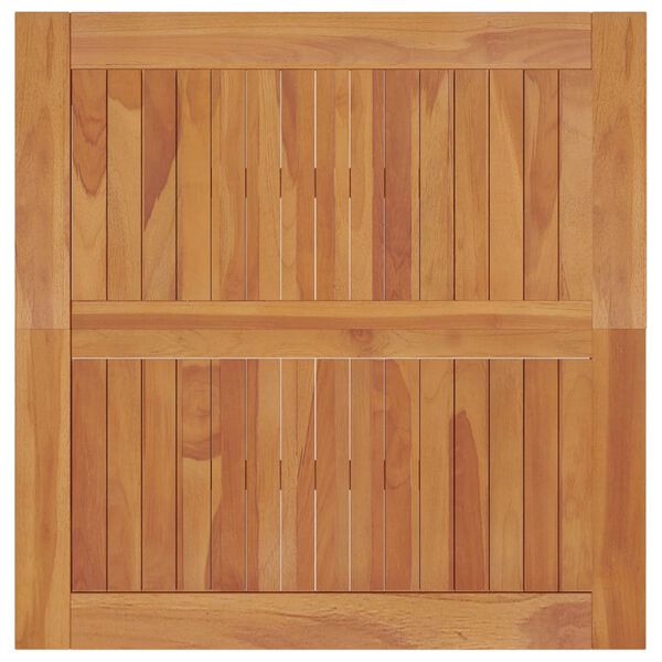 vidaXL Garden Dining Table 85x85x75 cm Solid Wood Teak