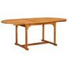 vidaXL 7 Piece Outdoor Dining Set Solid Acacia Wood