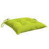 vidaXL Chair Cushions 4 pcs Bright Green 40x40x7 cm Oxford Fabric