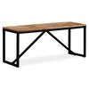 vidaXL Bench Solid Mango Wood 110x35x45 cm