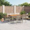 vidaXL Garden Dining Set | Grey