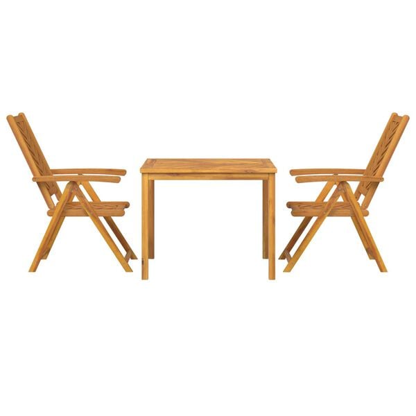 vidaXL 5 Piece Garden Dining Set Solid Wood Acacia