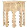 vidaXL Side Table Ø48 cm Solid Mango Wood