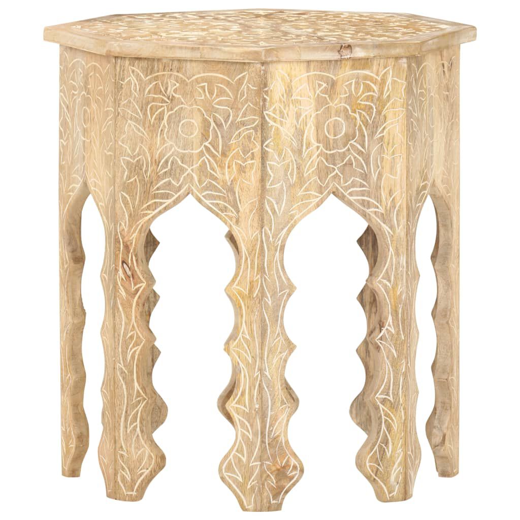 vidaXL Side Table Ø48 cm Solid Mango Wood