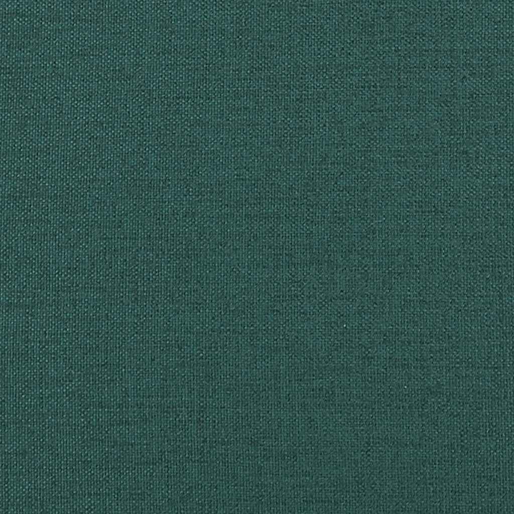 vidaXL Chesterfield Sofa 3-Seater Dark Green Fabric