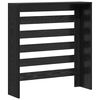 vidaXL Radiator Cover Black Oak 78 x 20 x 82 cm