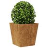 vidaXL Garden Planters 2 pcs 40x40x40 cm Weathering Steel