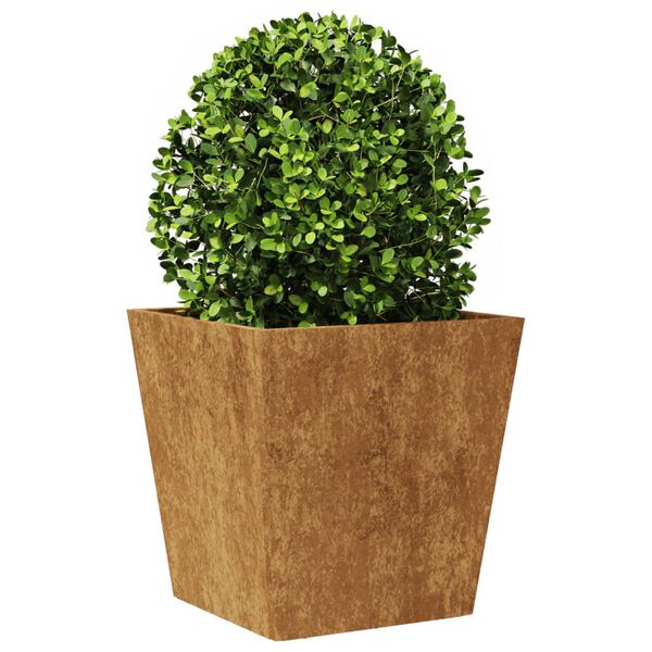 vidaXL Garden Planters 2 pcs 40x40x40 cm Weathering Steel