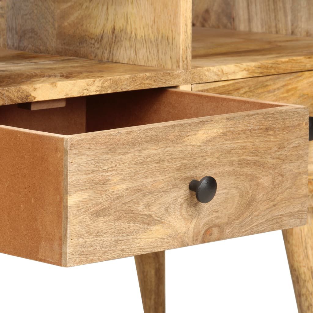 vidaXL TV Cabinet 110x36x50 cm Solid Mango Wood